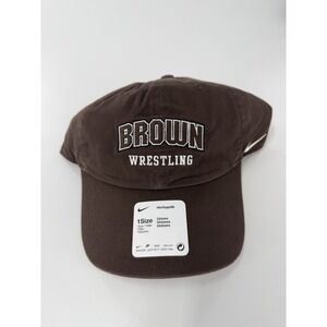 Nike Brown University Bears Wrestling Mens Heritage86 Campus Cap Hat New OSFM